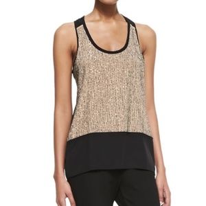 Eileen Fisher Silk Tank Racer Back Tunic Dress